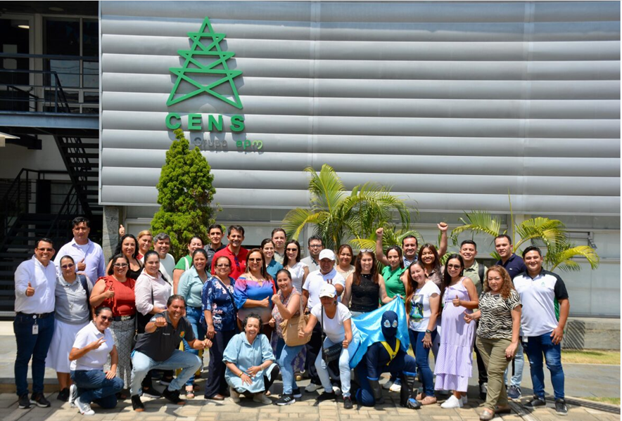 Fotografía de socialización de proyectos PRAE de las instituciones educativas en el marco del concurso de cuidamundos CENS
